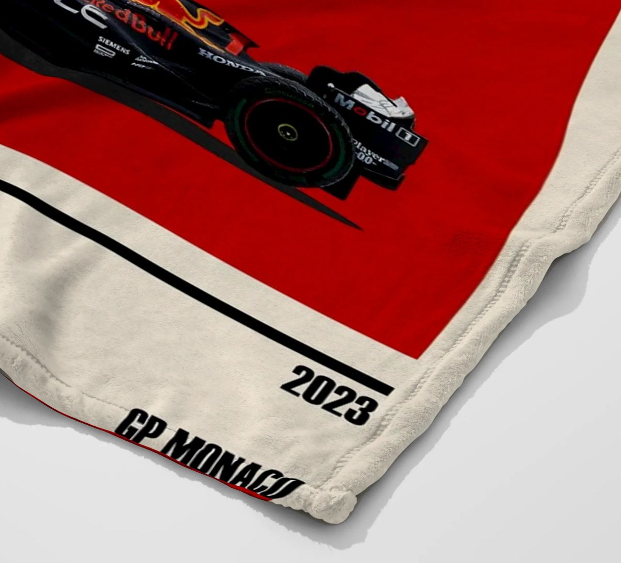 Red Bull RB19 Honda RBPT Oracle F1 winner GP Monaco 2023 Max coperta in pile da TheArtstudio