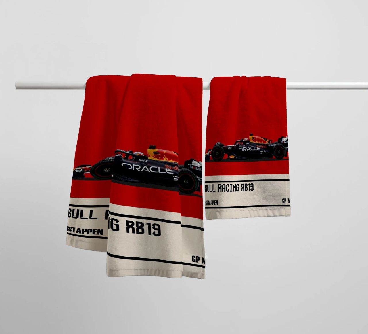 Red Bull RB19 Honda RBPT Oracle F1 winner GP Monaco 2023 Max asciugamano da bagno da TheArtstudio