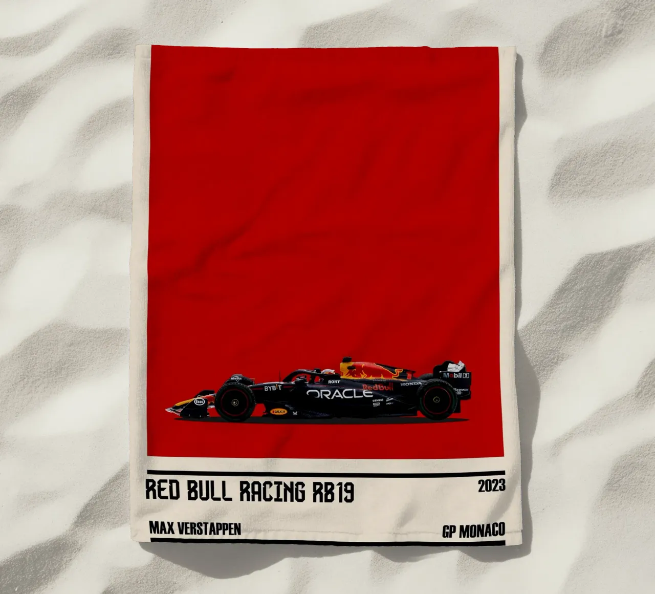 Red Bull RB19 Honda RBPT Oracle F1 winner GP Monaco 2023 Max telo mare da TheArtstudio