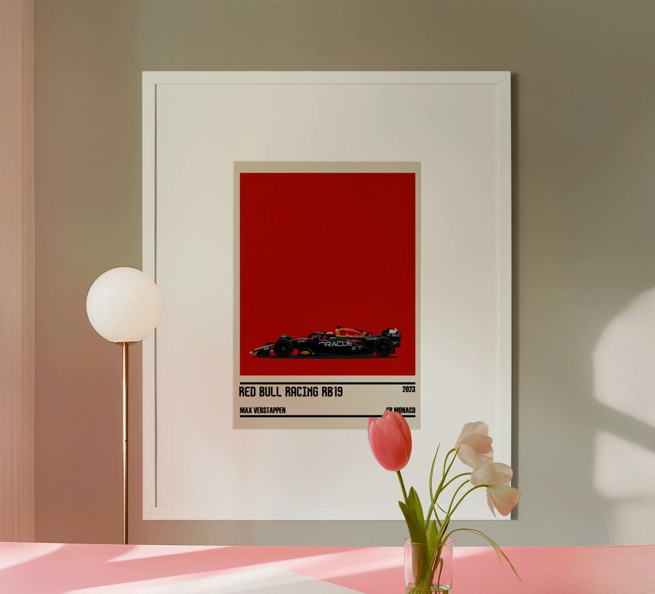 Red Bull RB19 Honda RBPT Oracle F1 winner GP Monaco 2023 Max poster by TheArtstudio