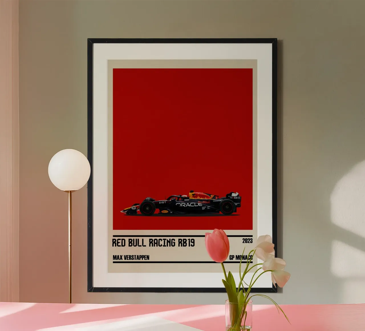 Red Bull RB19 Honda RBPT Oracle F1 winner GP Monaco 2023 Max poster da TheArtstudio