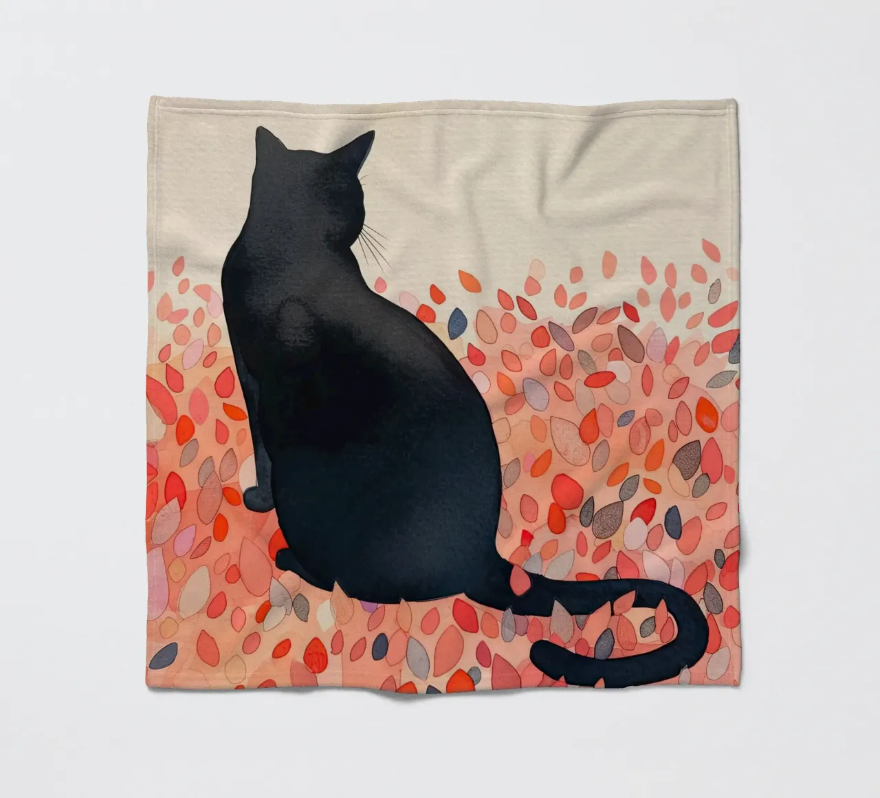 Black Cat's Serenity fleece blanket by DaarbyN