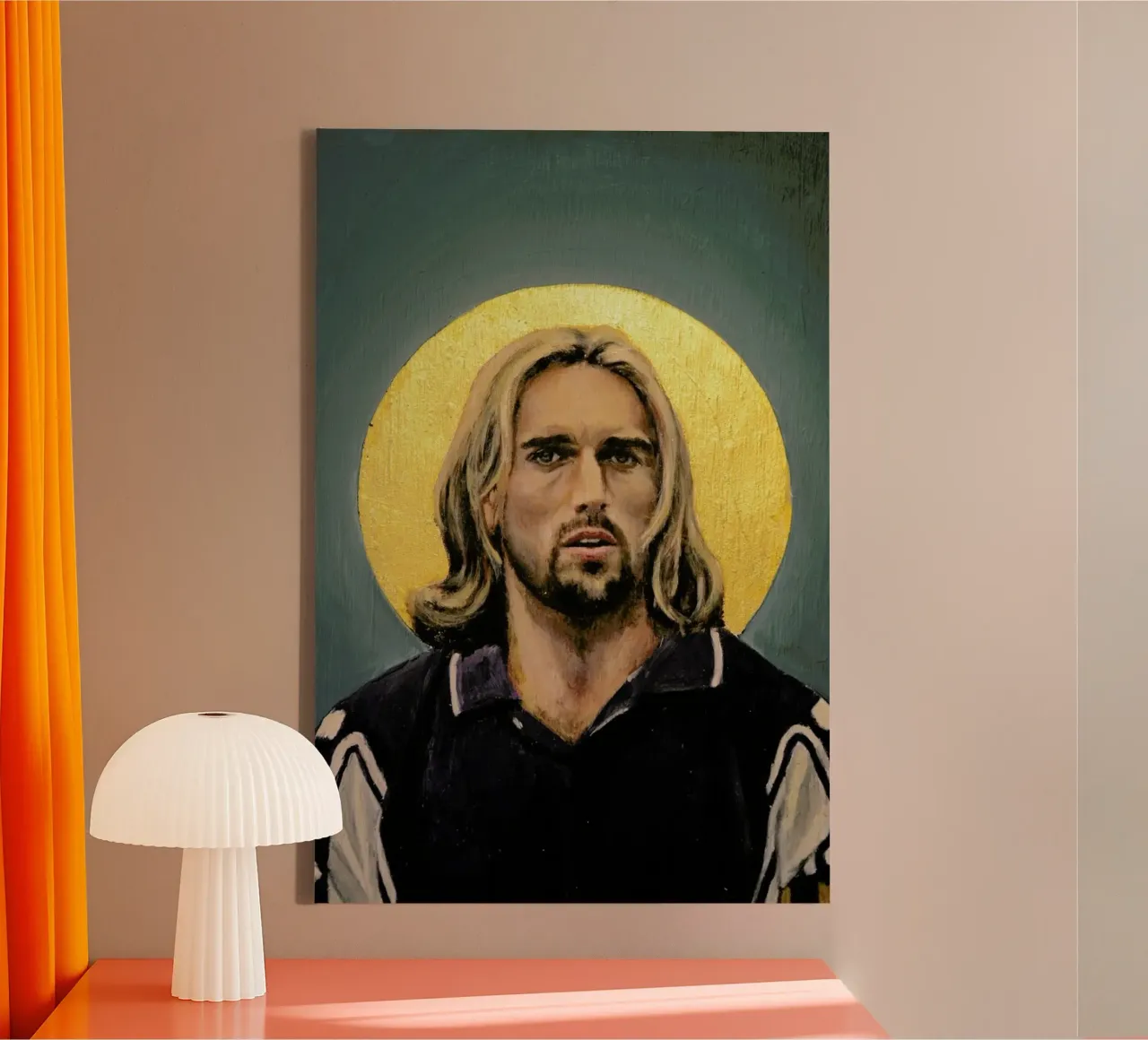 Football Icon - Gabriel Omar Batistuta canvas by David Diehl