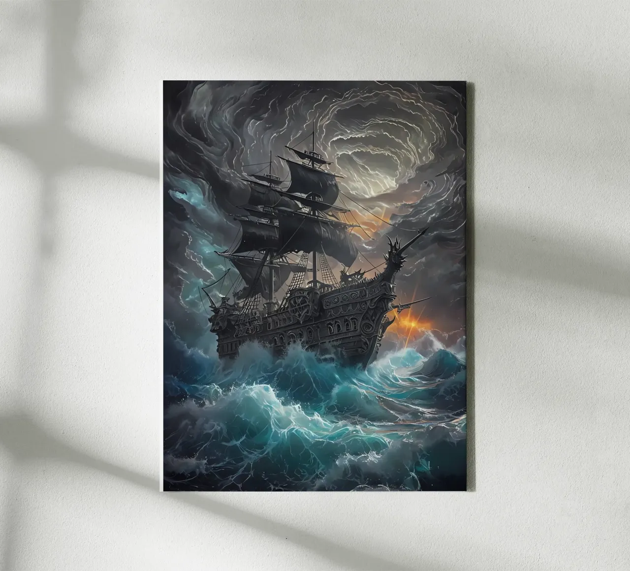 Tempest's Fury canvas with Floater frame by Artistic-shop