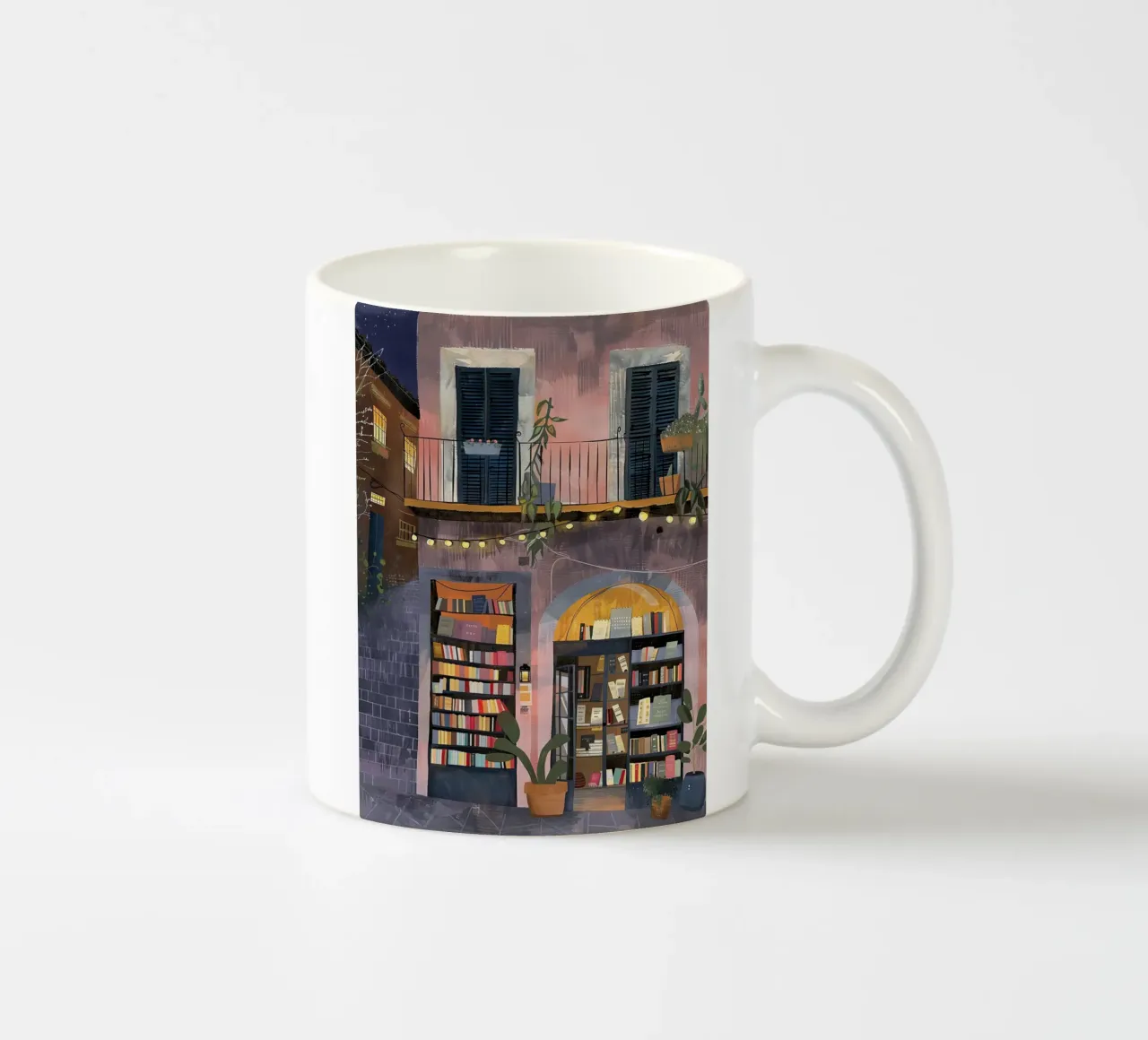 Serata in libreria tazza in ceramica da DaarbyN