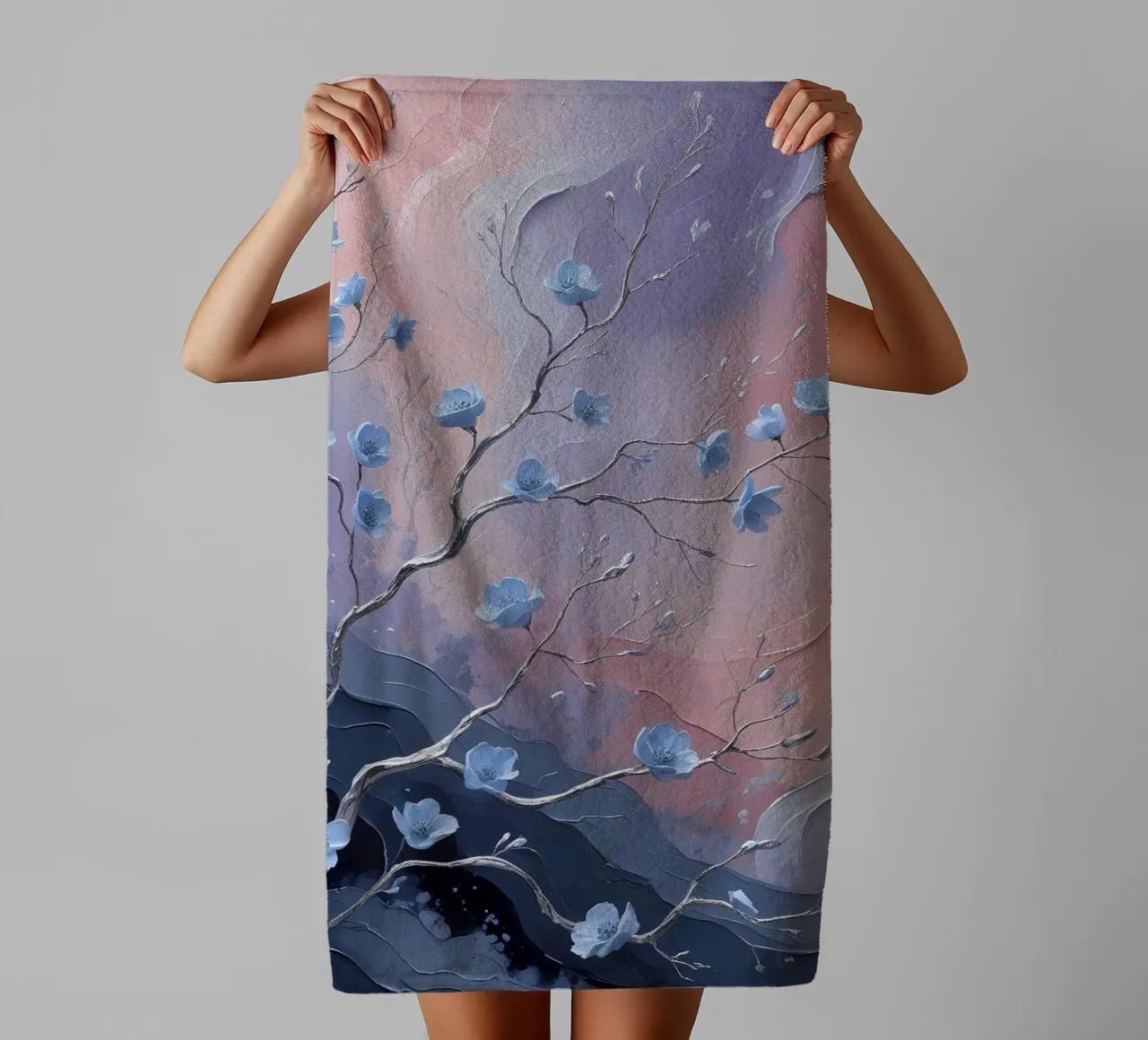 Serene Blossom asciugamano da bagno da Artistic-shop