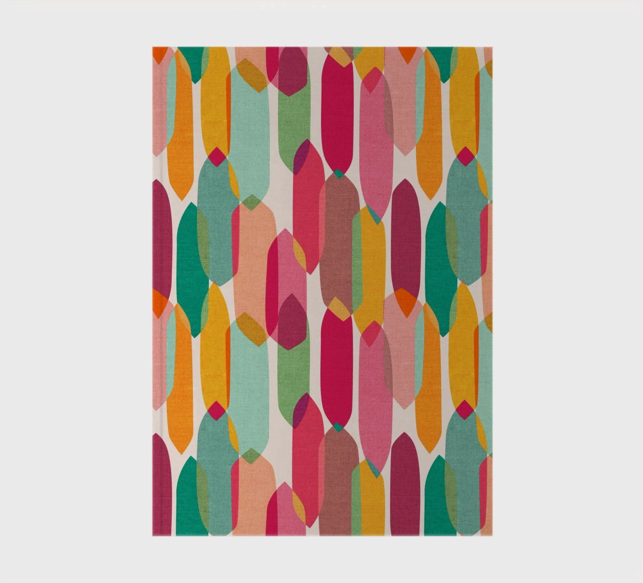 Cecilia Mok - Mid Century Droplets Joy notebook by The Artcircle