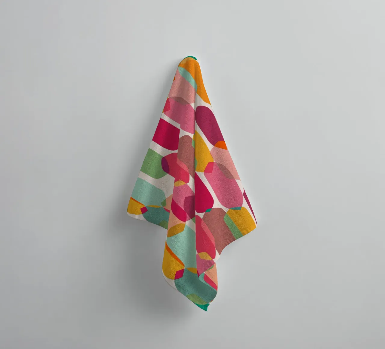 Cecilia Mok - Gotitas de alegría de mediados de siglo toalla de baño de The Artcircle