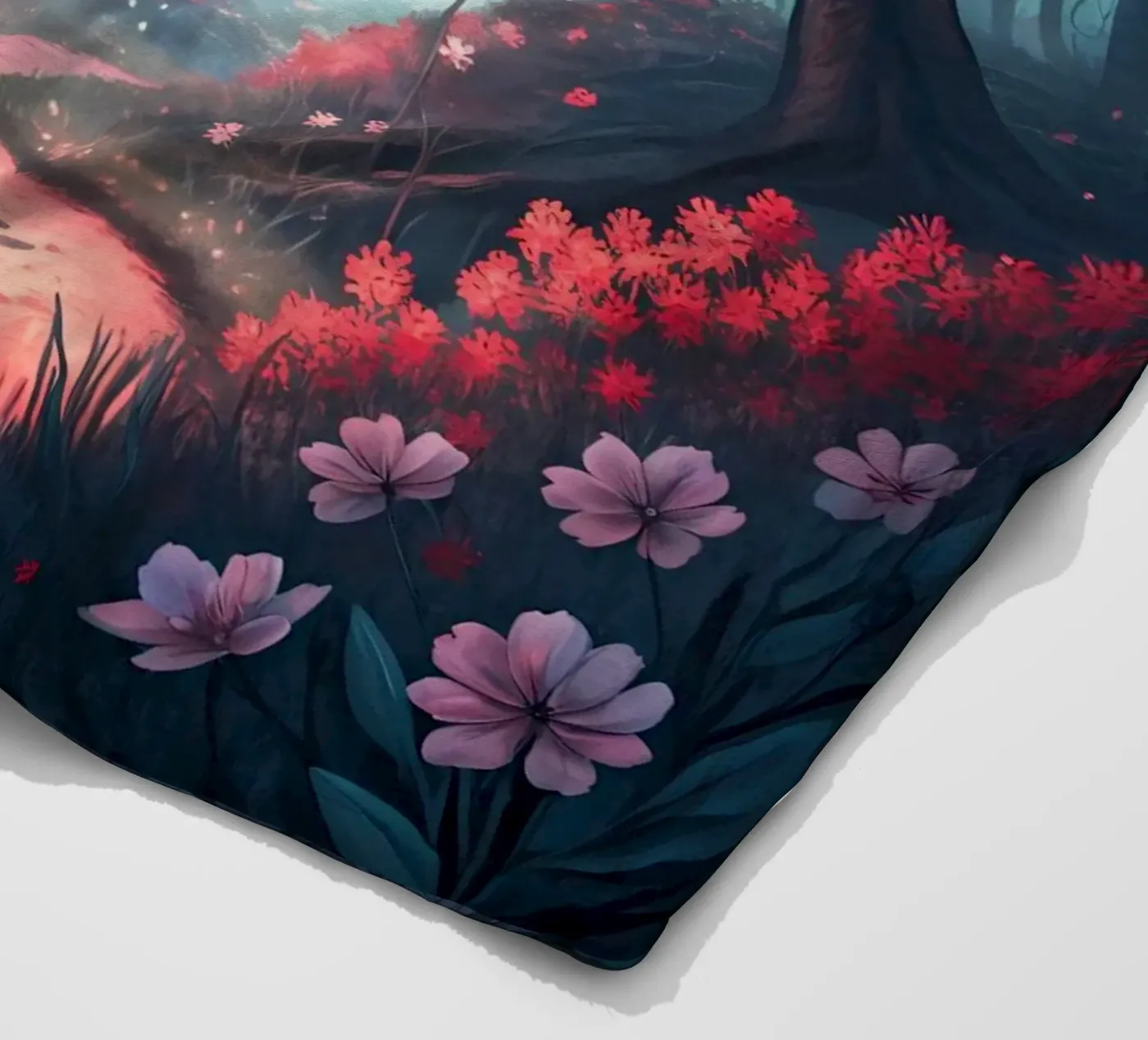 Betoverd bospad fleecedeken van Artistic-shop