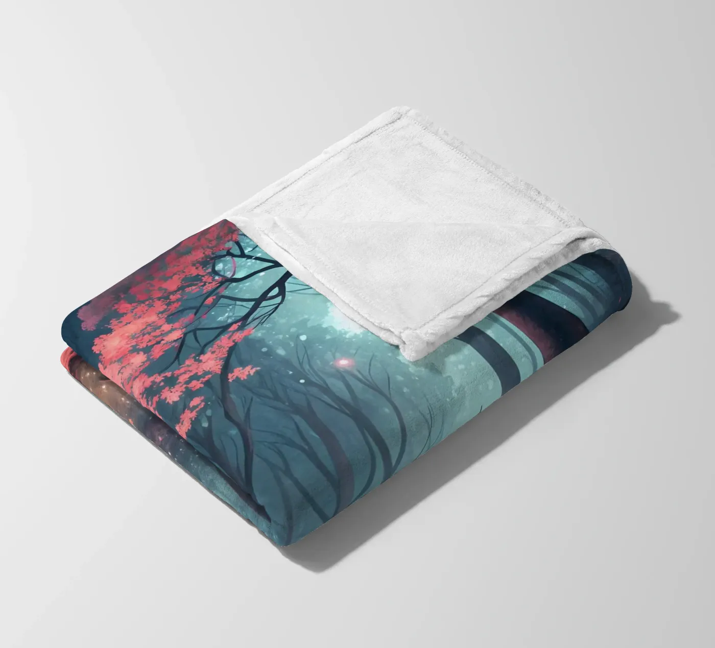 Betoverd bospad fleecedeken van Artistic-shop