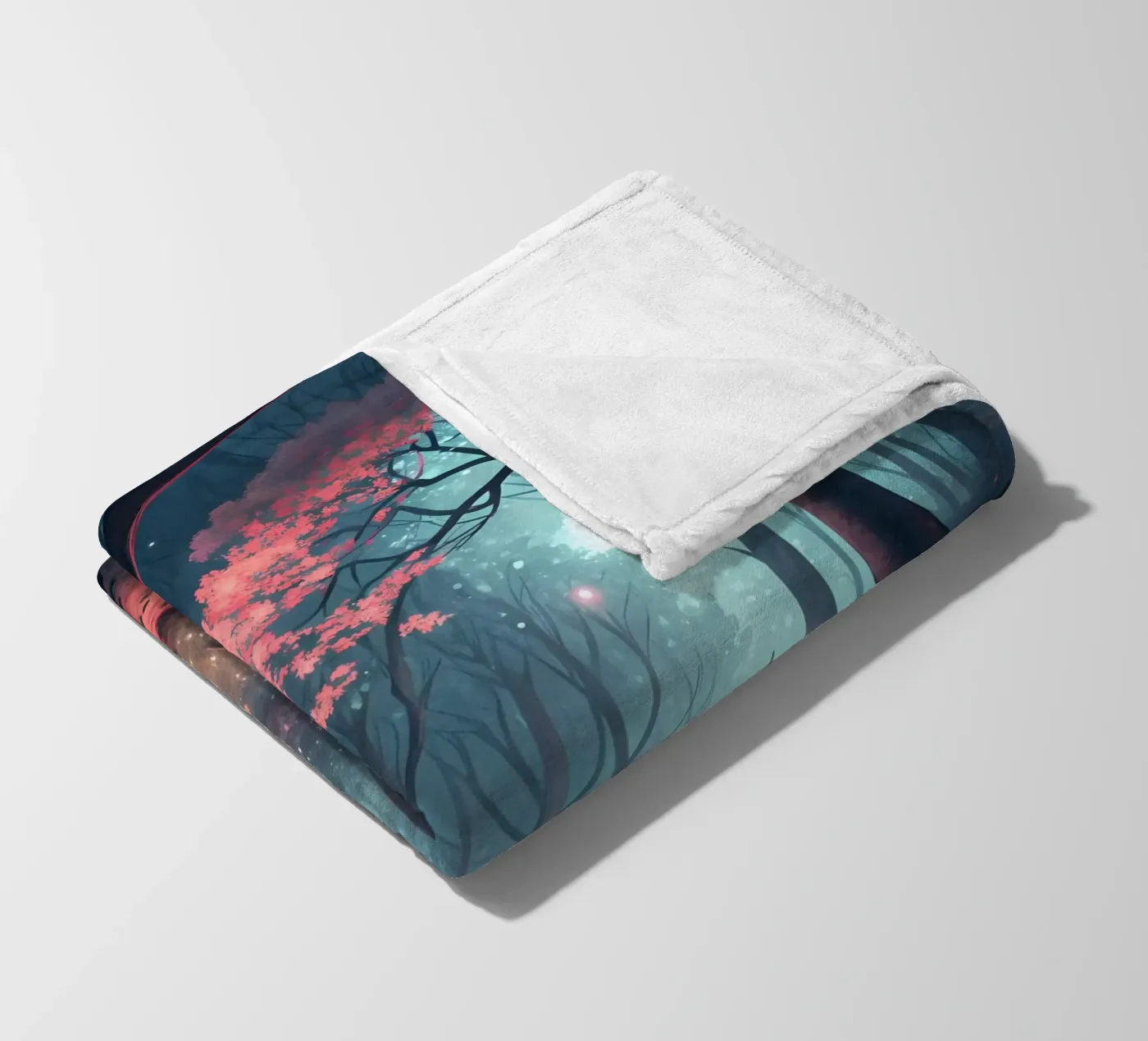 Betoverd bospad fleecedeken van Artistic-shop