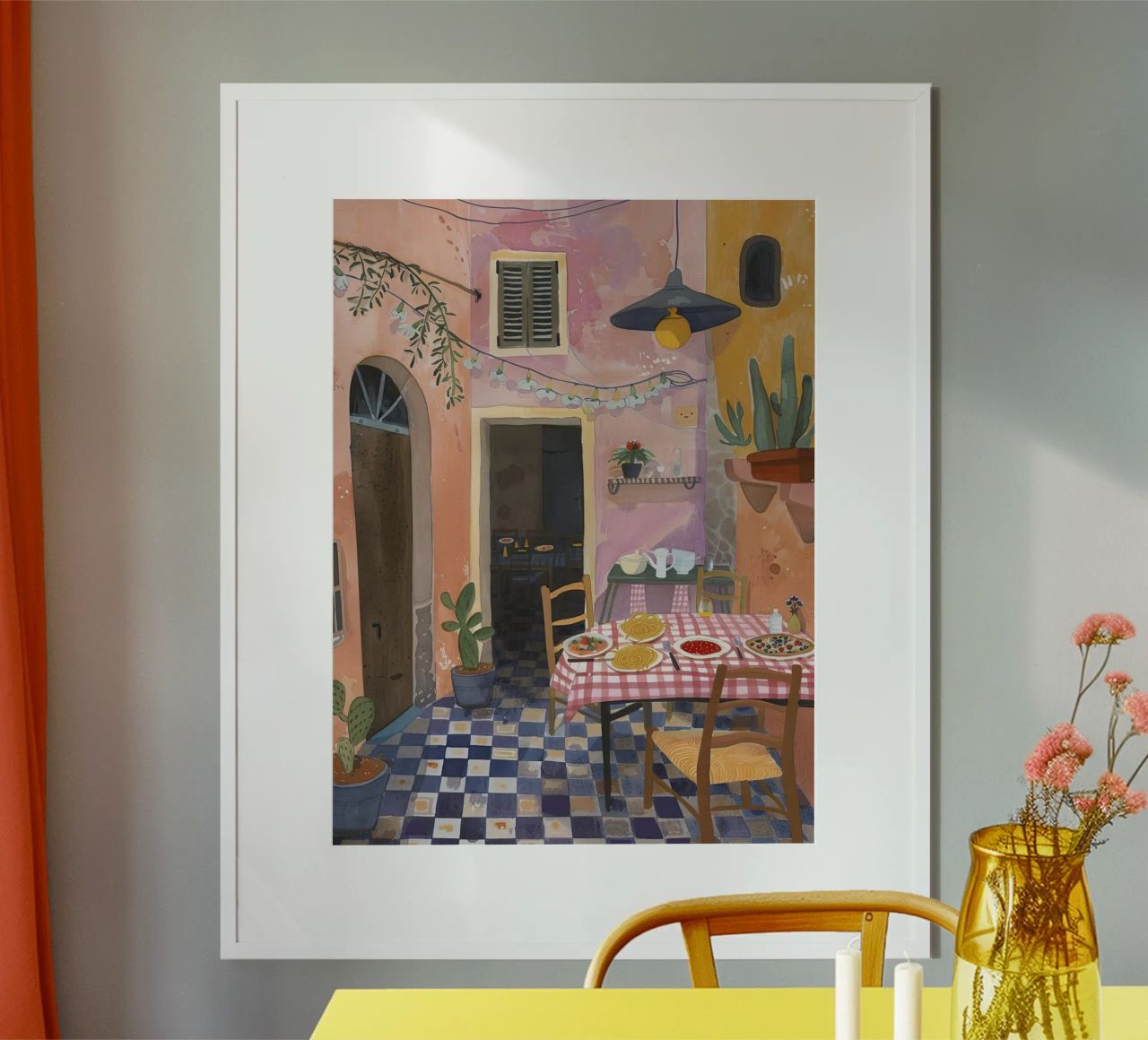 Italienisches Hof-Festival Poster von DaarbyN