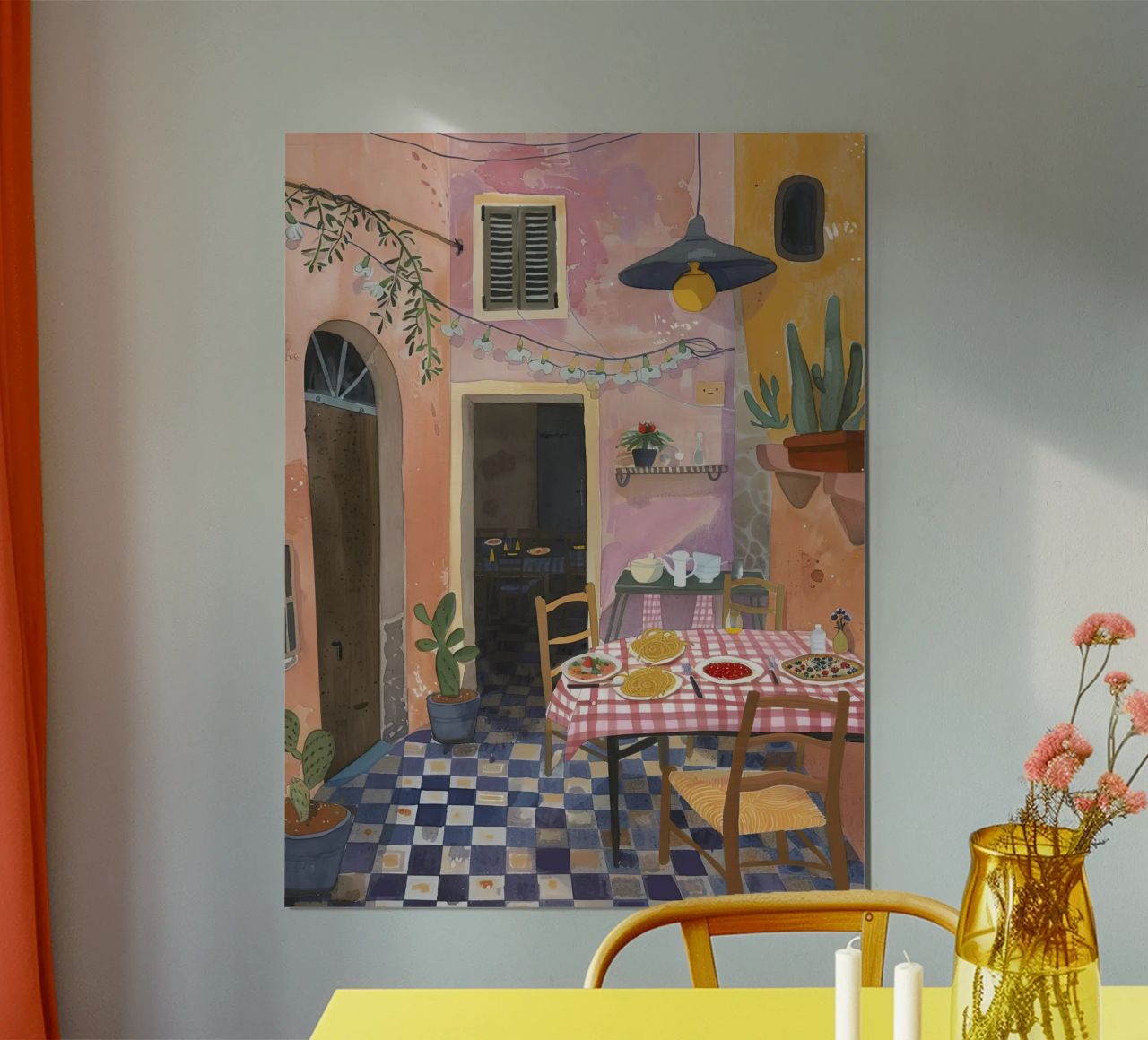 Italienisches Hof-Festival Poster von DaarbyN