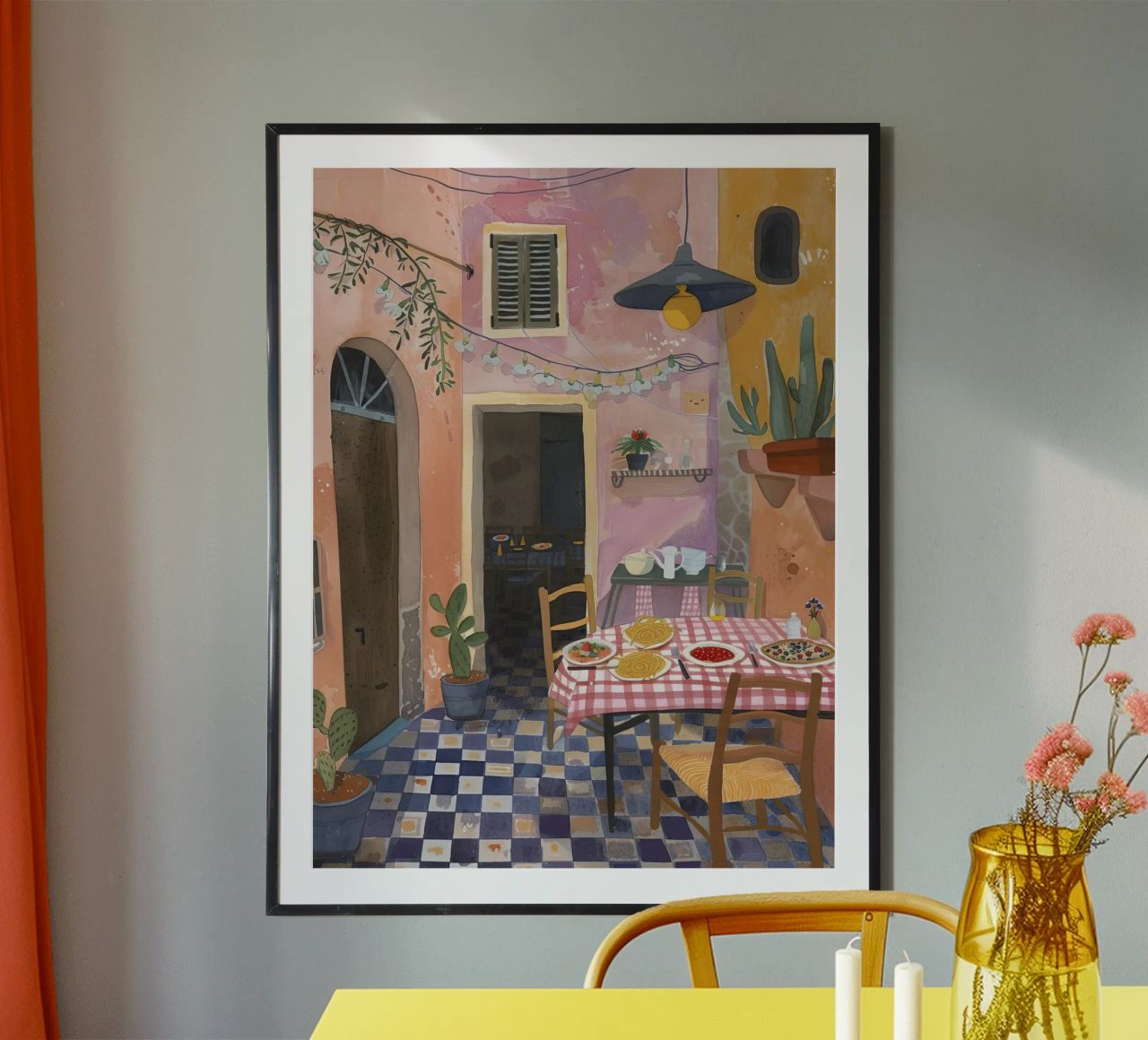 Italienisches Hof-Festival Poster von DaarbyN