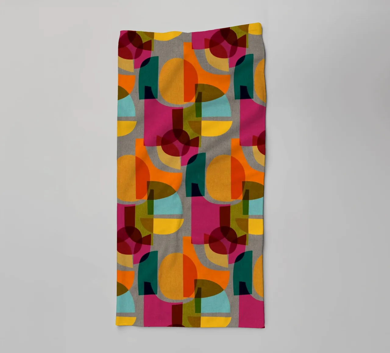 Cecilia Mok - Mid Century Punkte asciugamano da bagno da The Artcircle