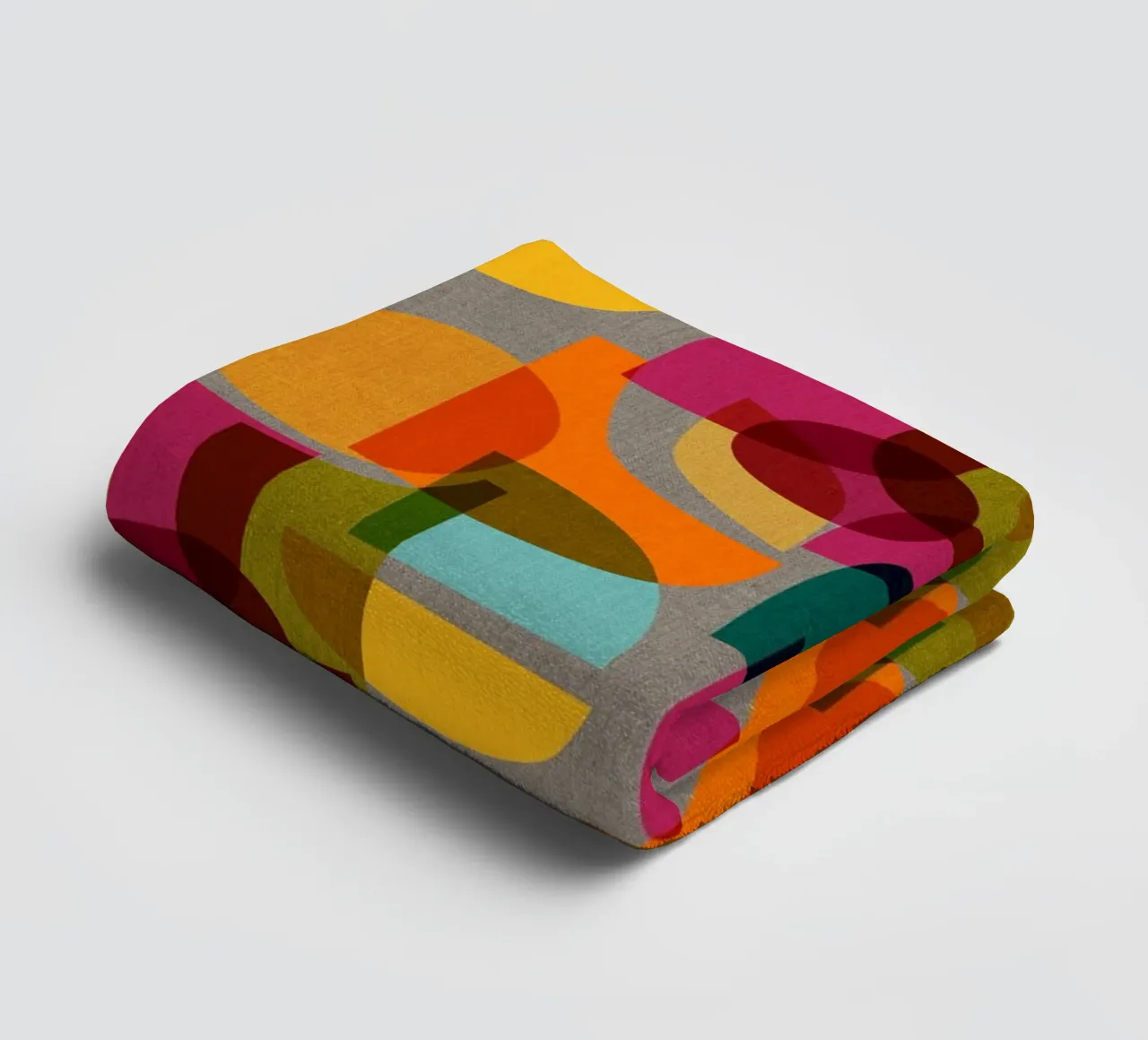 Cecilia Mok - Mid Century Punkte asciugamano da bagno da The Artcircle