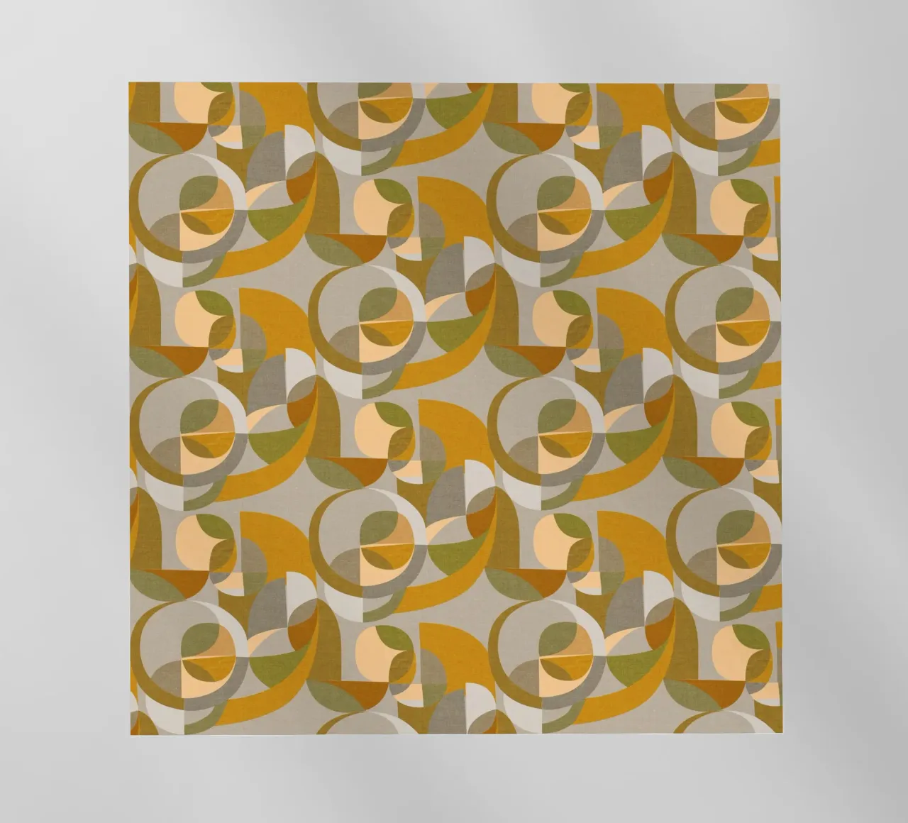 Cecilia Mok - Cerchi moderni in oro e argento pellicola backlit da The Artcircle