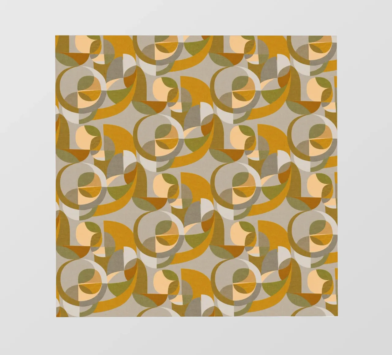 Cecilia Mok - Cerchi moderni in oro e argento pellicola backlit da The Artcircle