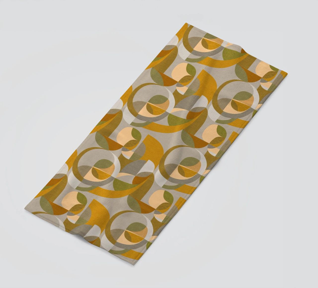 Cecilia Mok - Cerchi moderni in oro e argento telo mare da The Artcircle
