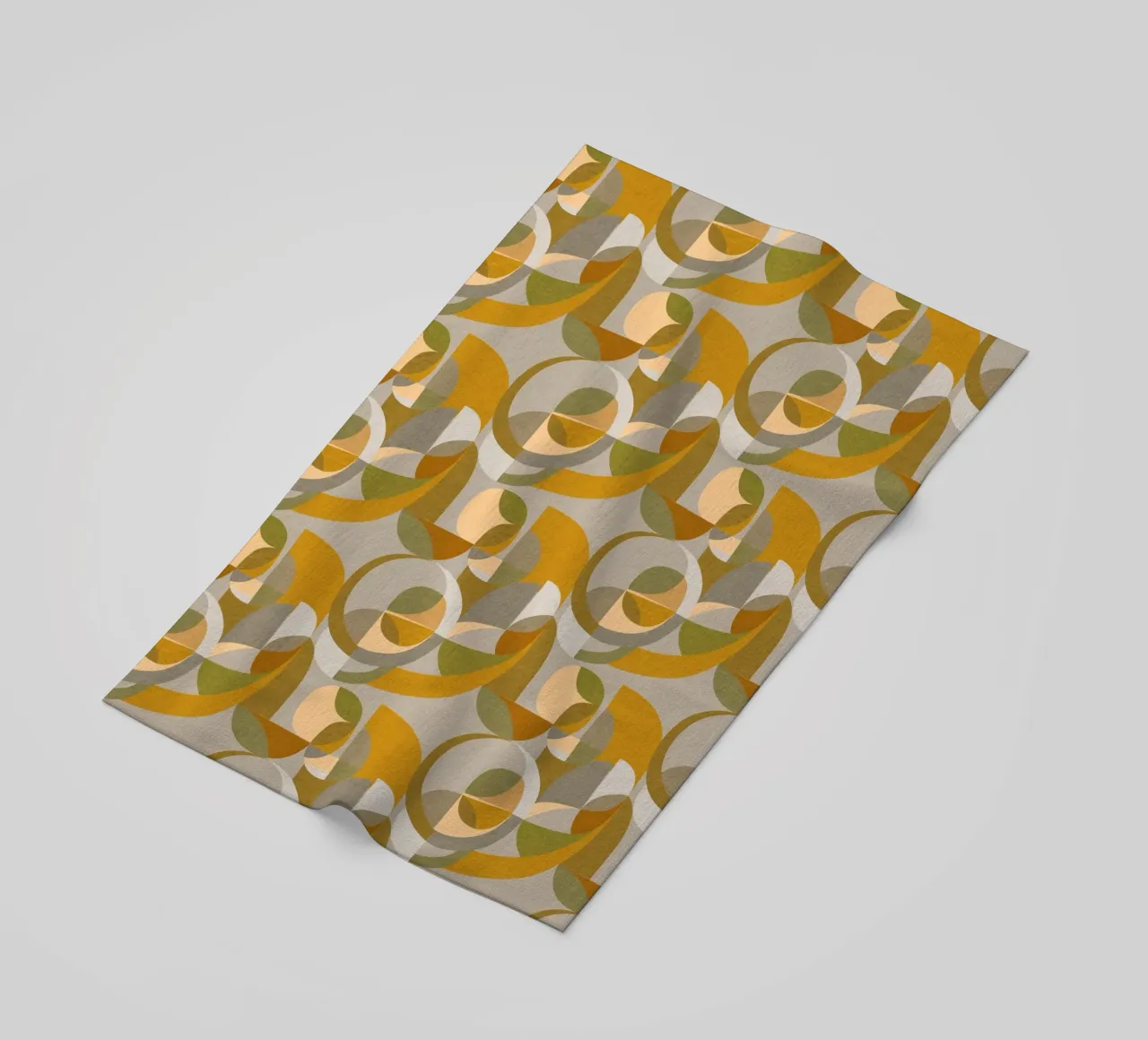 Cecilia Mok - Cerchi moderni in oro e argento telo mare da The Artcircle