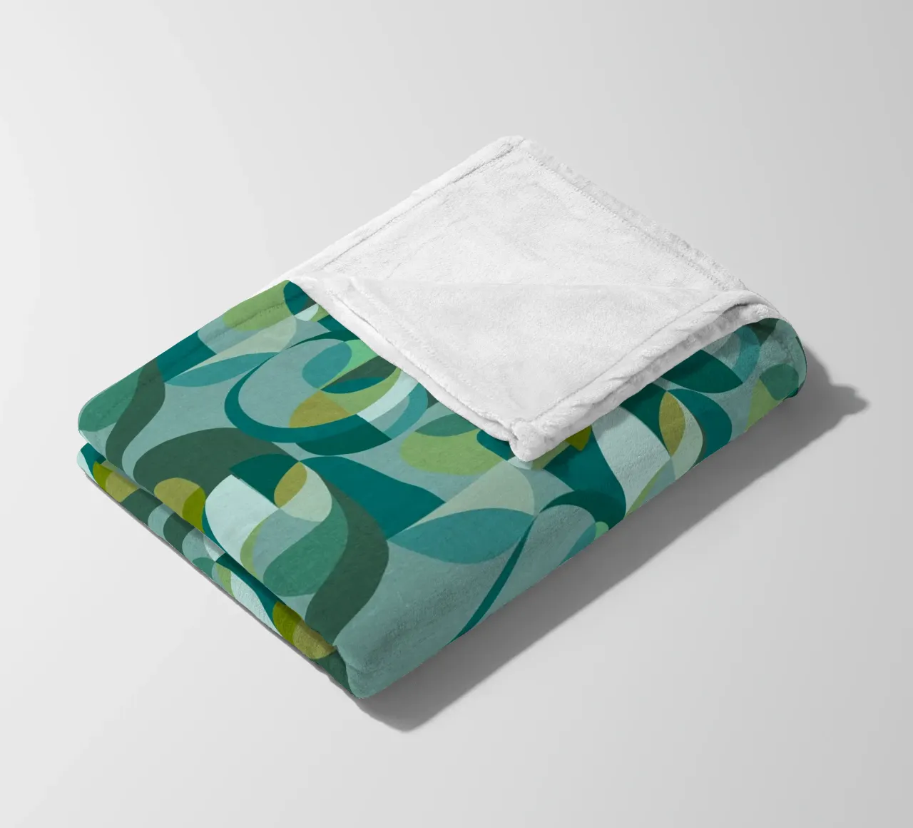 Cecilia Mok - Cerchi moderni verde acqua coperta in pile da The Artcircle