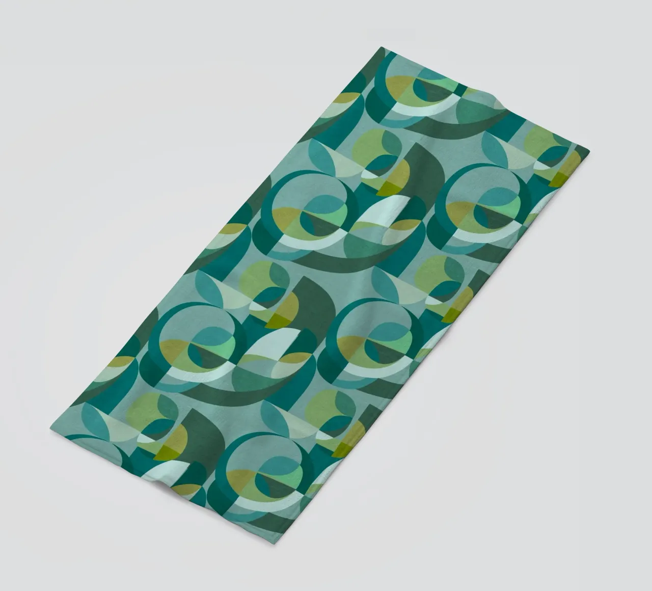Cecilia Mok - Cerchi moderni verde acqua telo mare da The Artcircle