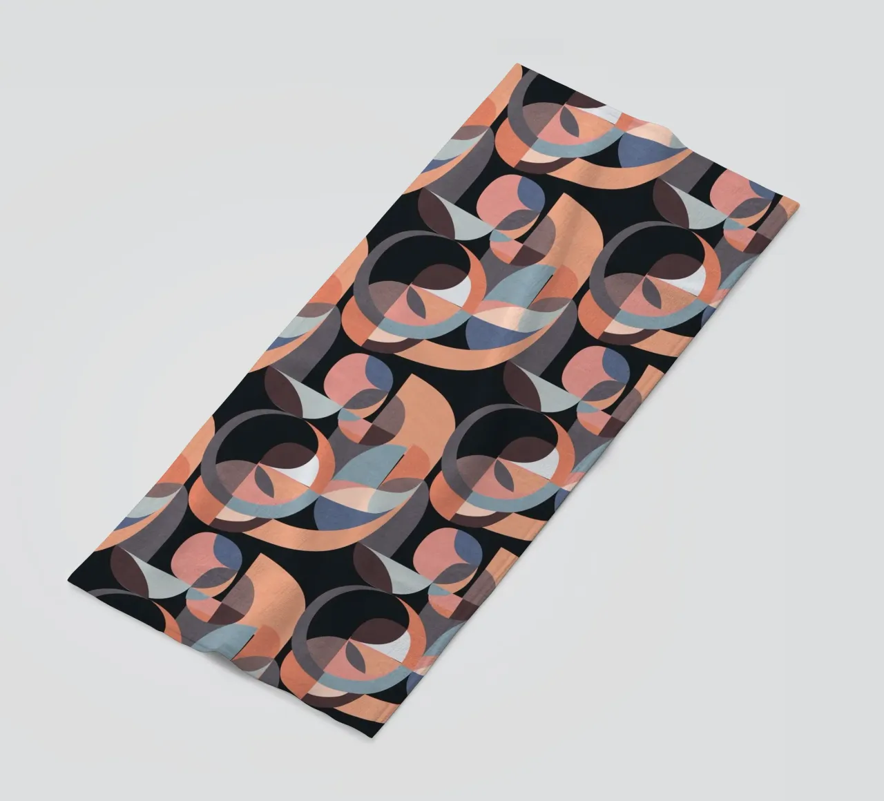 Cecilia Mok - Cerchi moderni rosa nero telo mare da The Artcircle