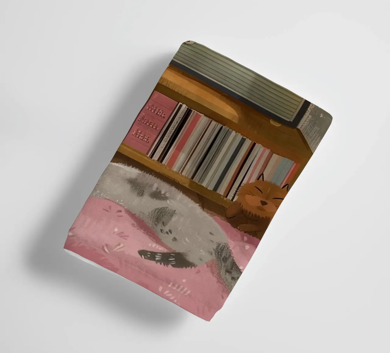 Artistic Retreat with a Cat towel by DaarbyN