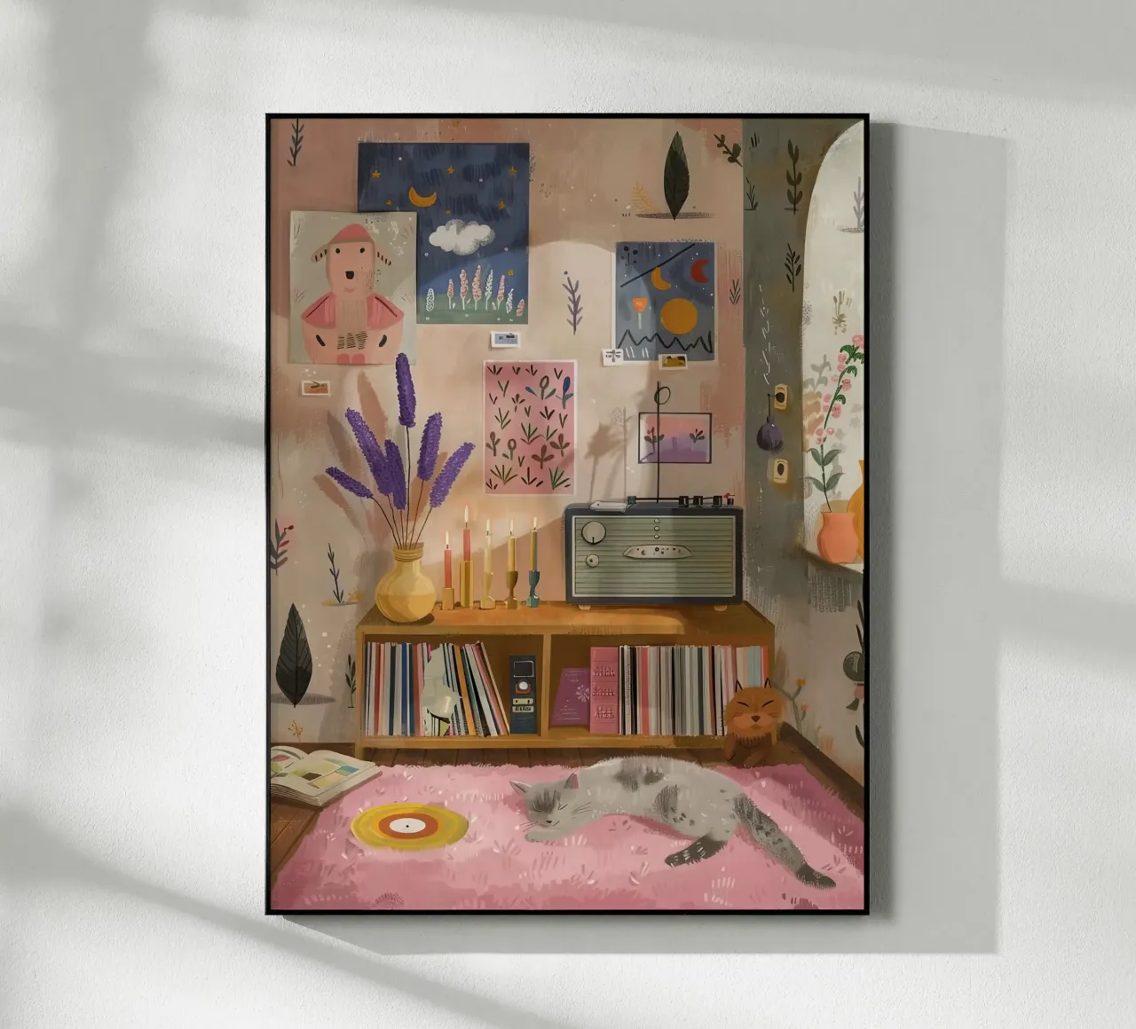 Ritiro artistico con un gatto plexiglass da DaarbyN