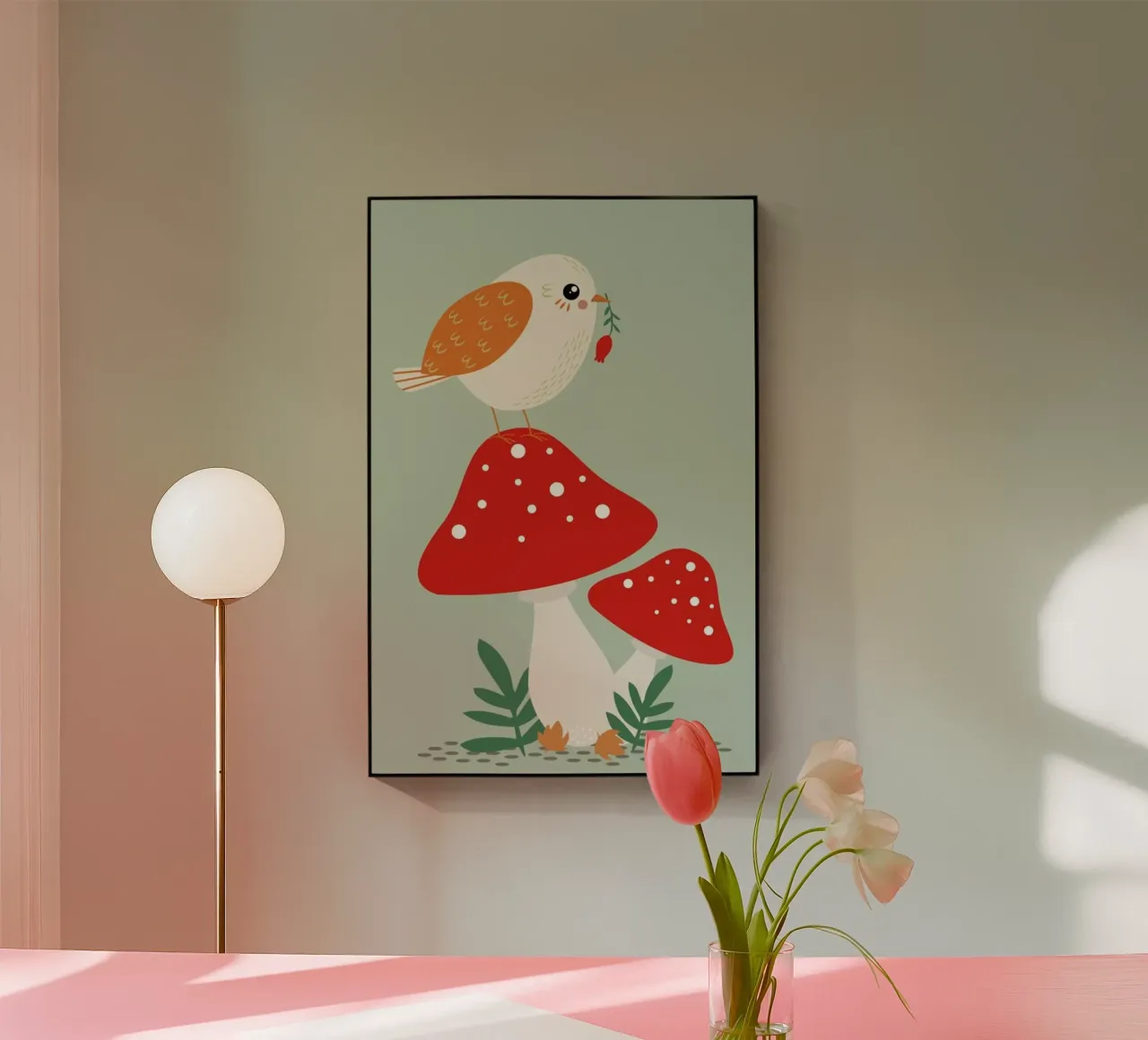 Autumn Bird plexiglass da Karin Bijlsma