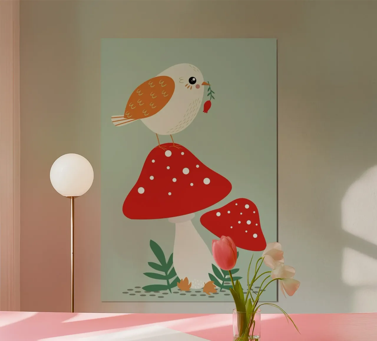 Autumn Bird carta hahnemühle da Karin Bijlsma