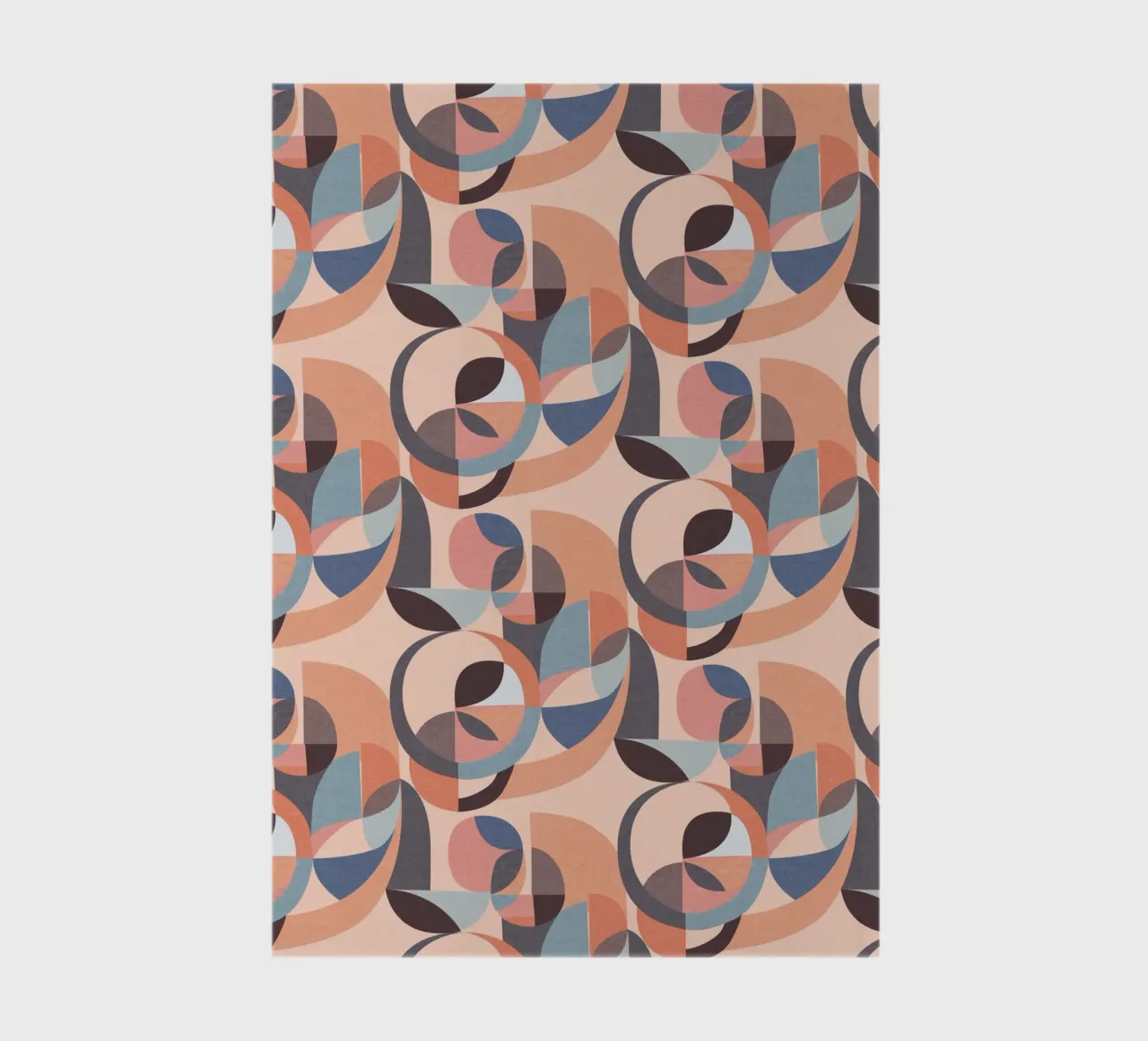 Cecilia Mok - Modern Circles Peach notebook by The Artcircle