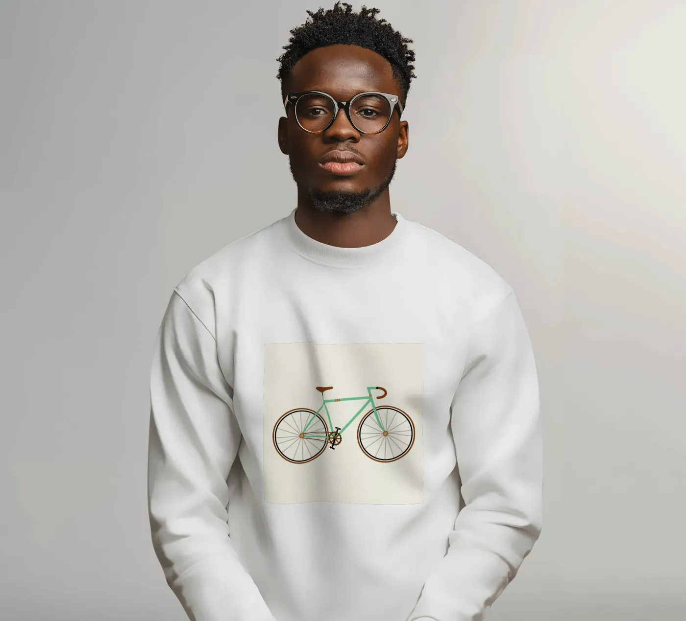 Green Fixie felpa da Karin Bijlsma