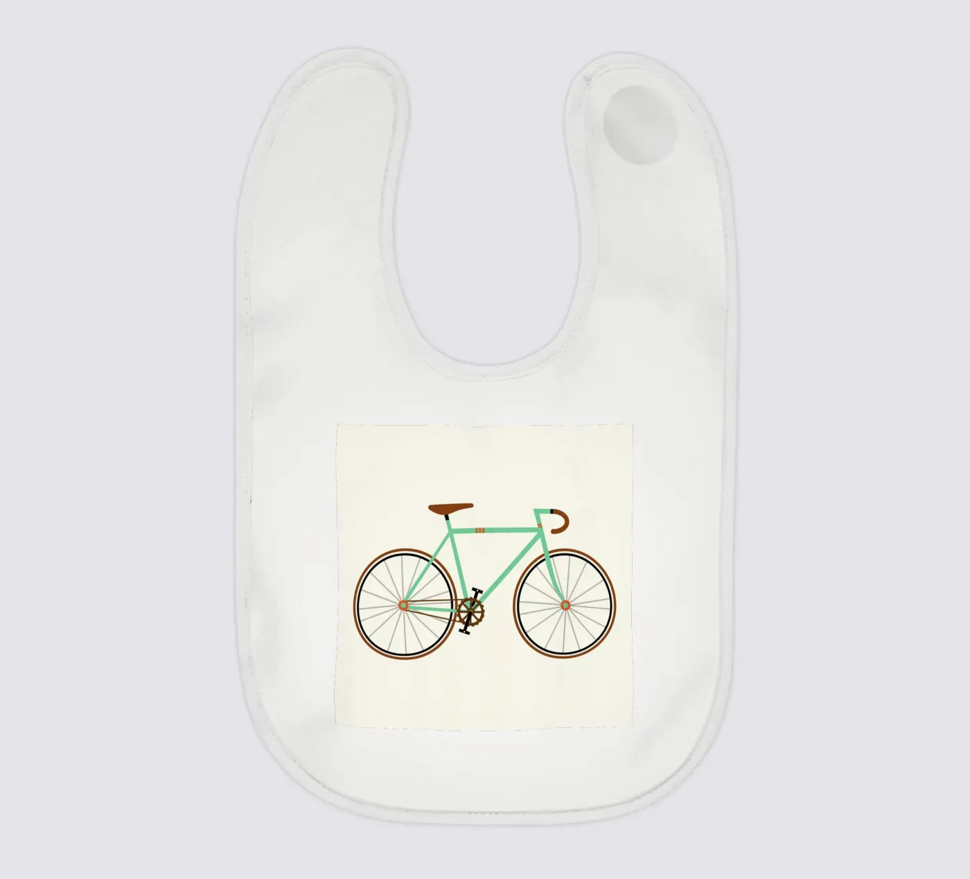 Green Fixie Babylätzchen von Karin Bijlsma