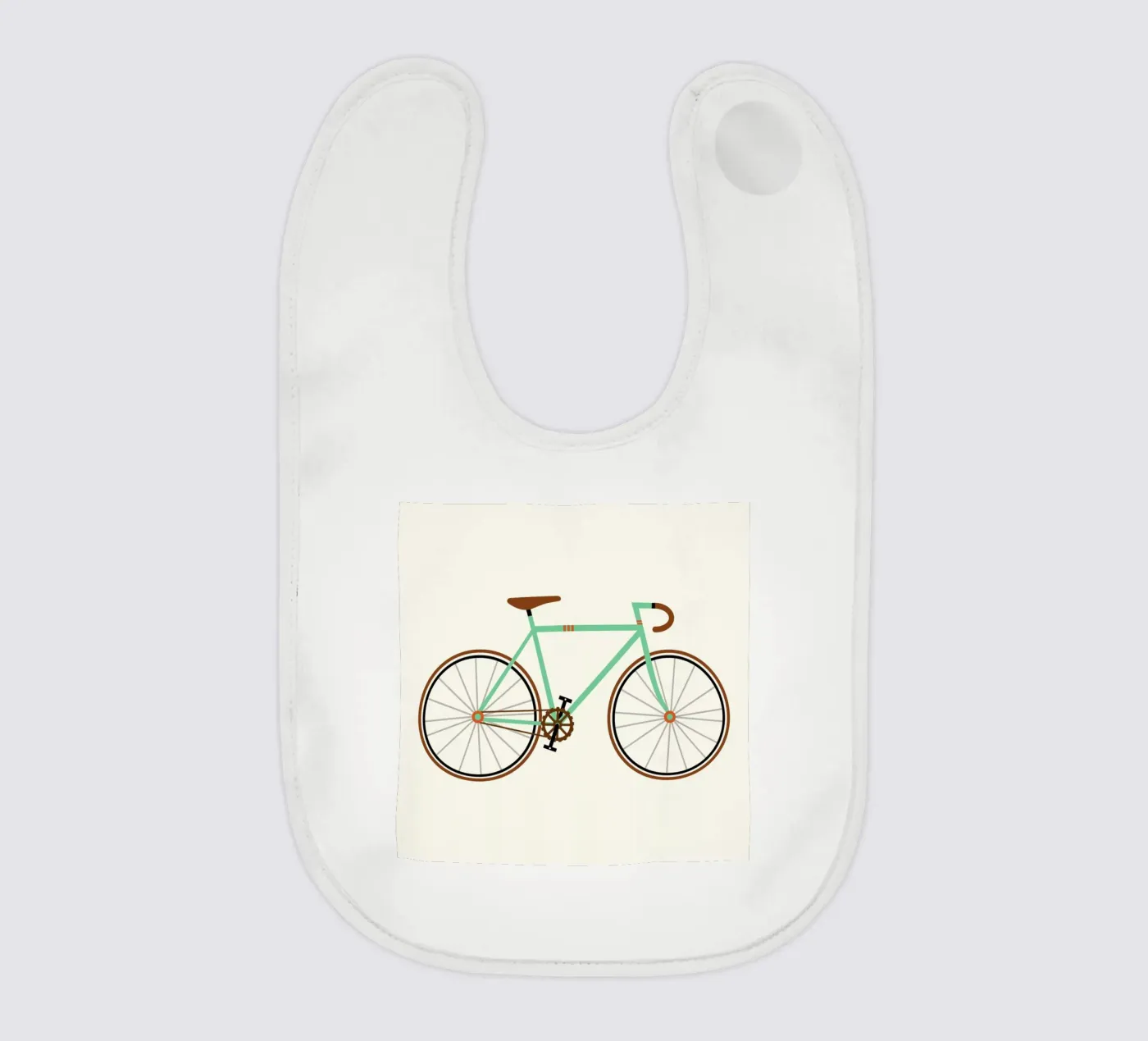 Green Fixie Babylätzchen von Karin Bijlsma