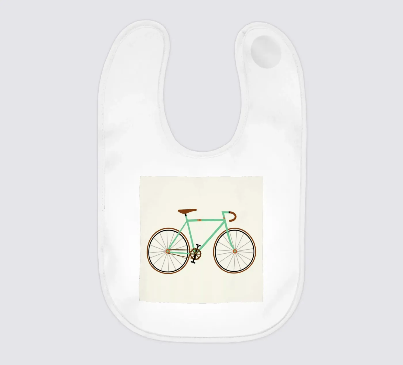 Green Fixie Babylätzchen von Karin Bijlsma