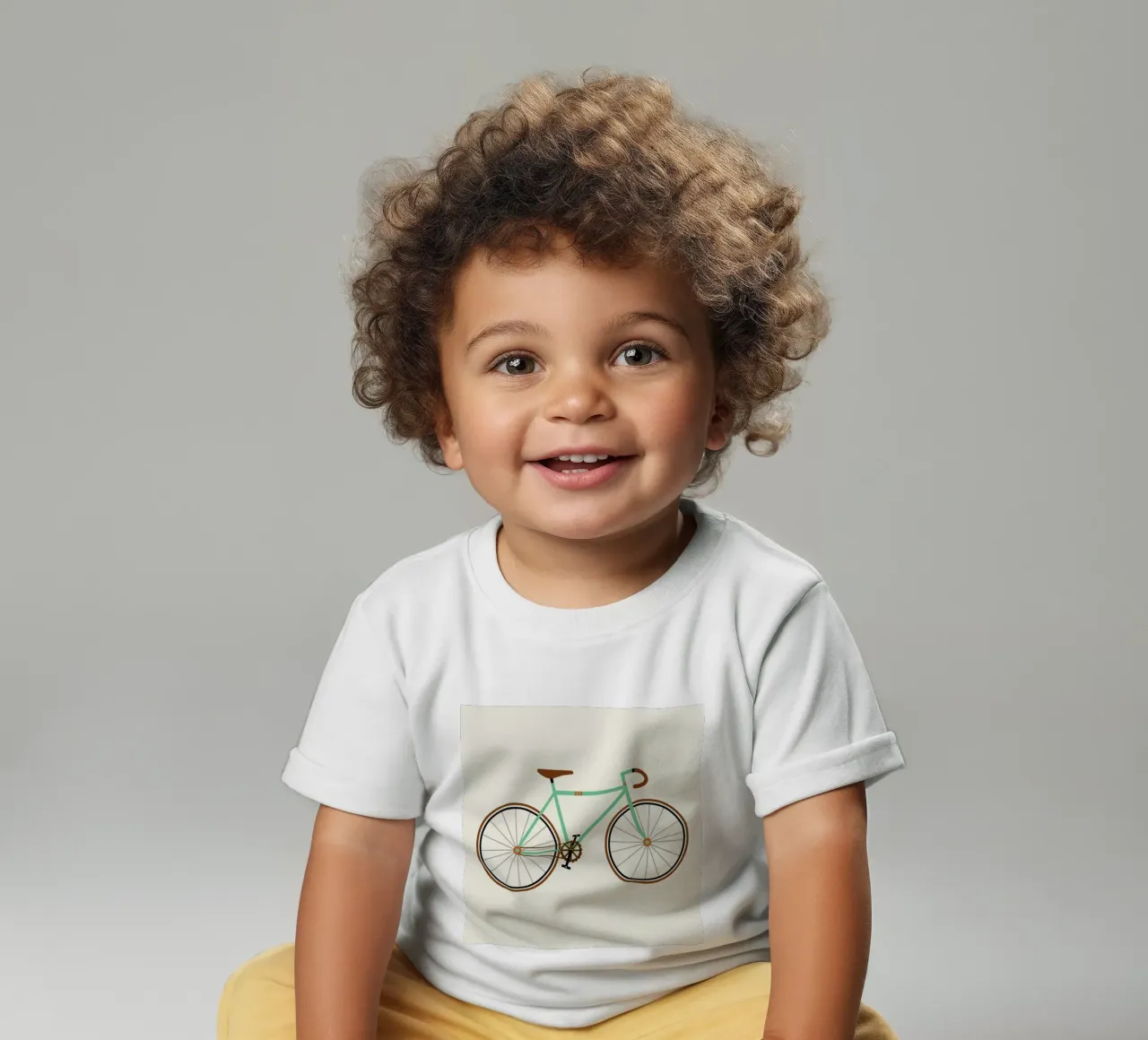 Green Fixie baby t-shirt van Karin Bijlsma