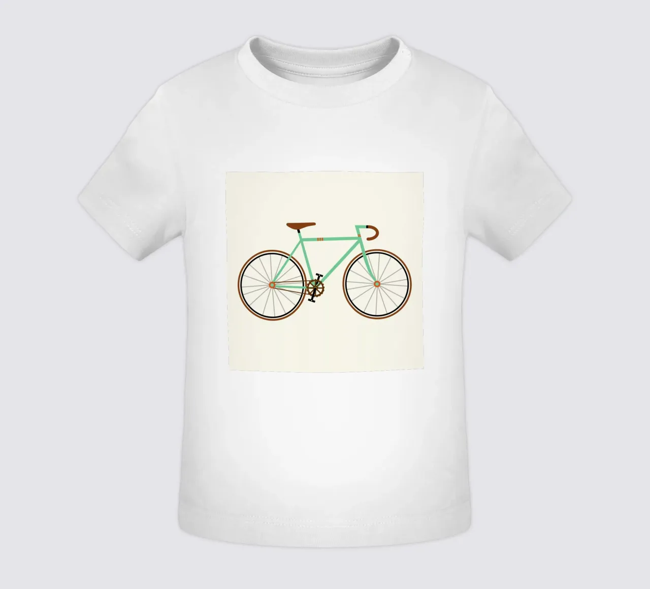Green Fixie baby t-shirt van Karin Bijlsma
