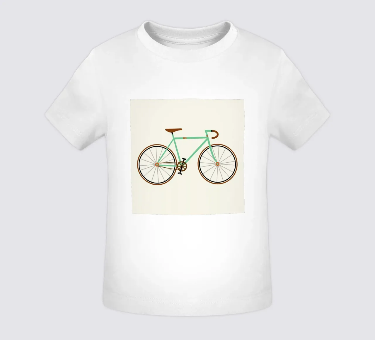 Green Fixie baby t-shirt van Karin Bijlsma
