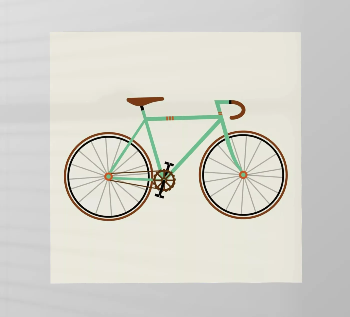 Green Fixie pellicola backlit da Karin Bijlsma
