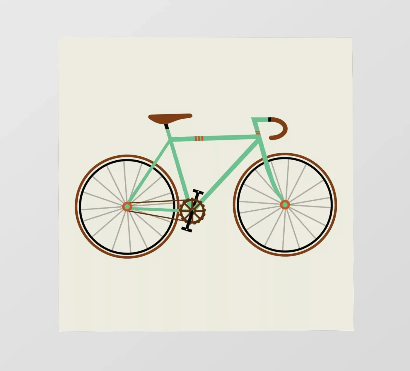 Green Fixie pellicola backlit da Karin Bijlsma