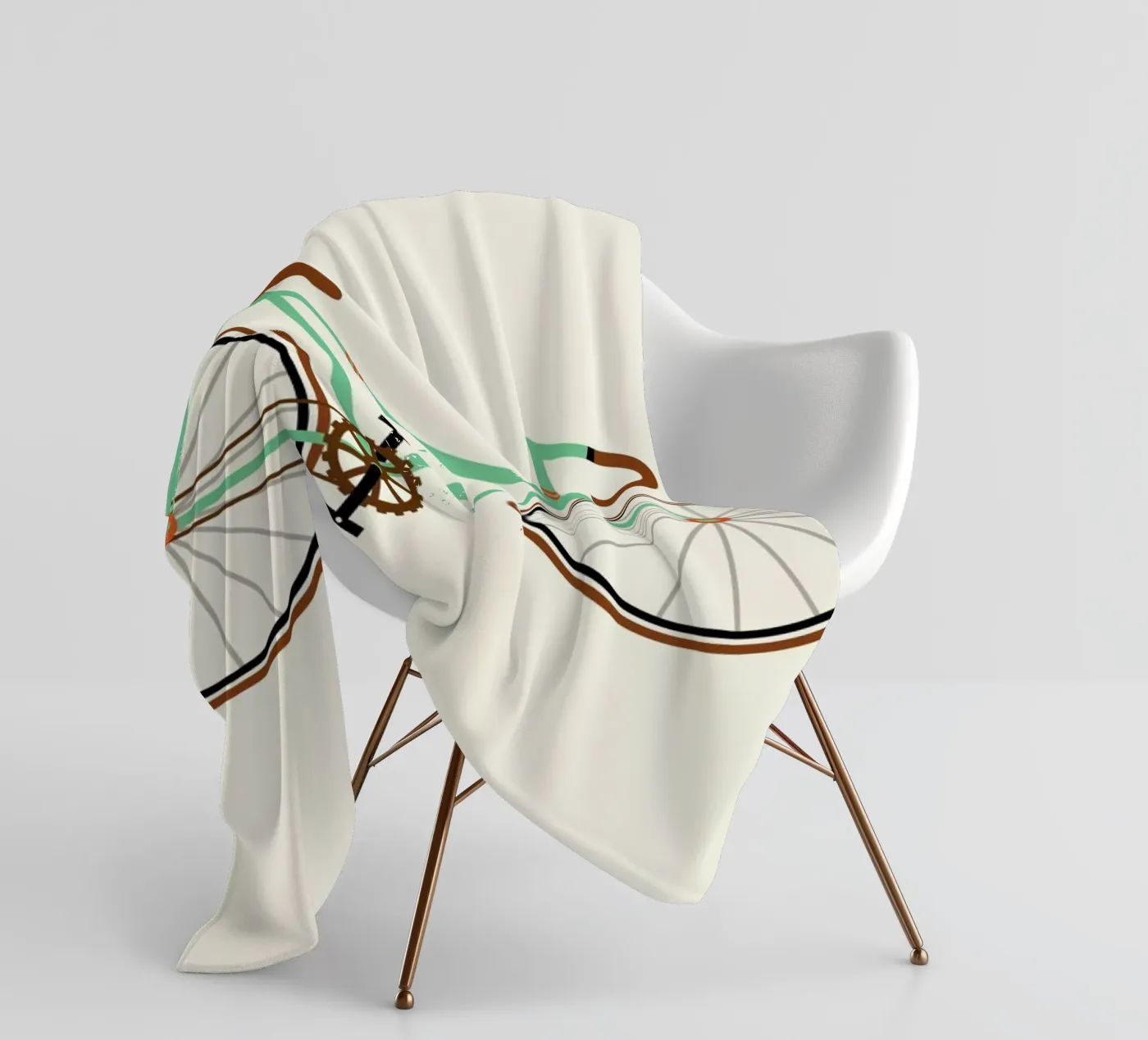 Green Fixie Fleecedecke von Karin Bijlsma