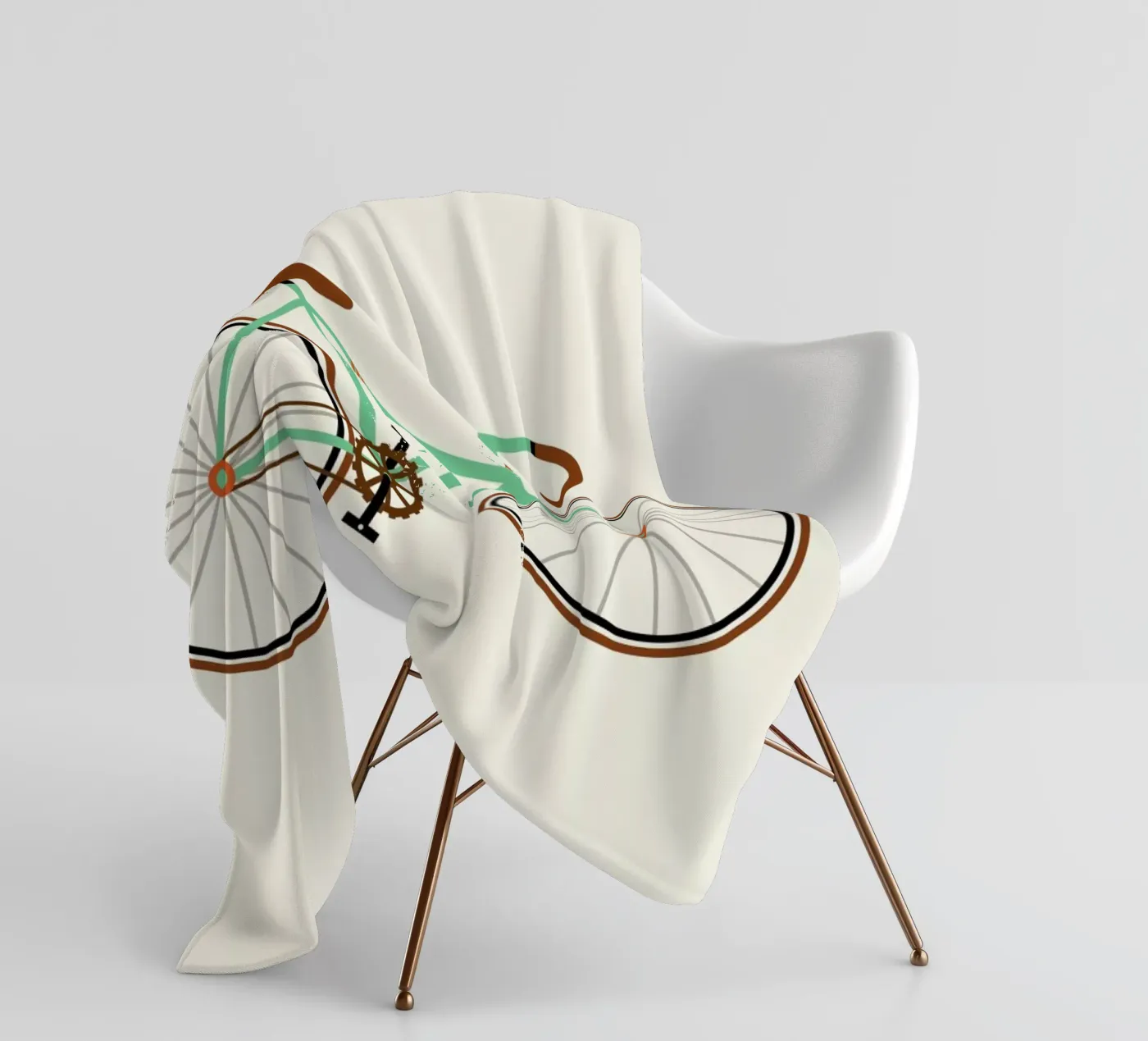 Green Fixie Fleecedecke von Karin Bijlsma