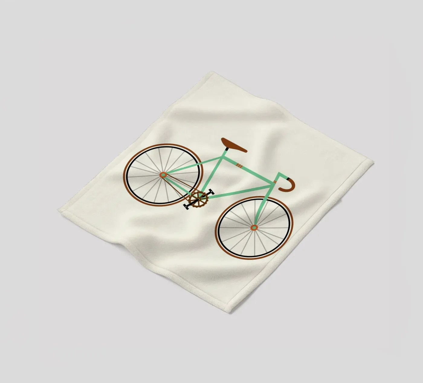 Green Fixie Fleecedecke von Karin Bijlsma