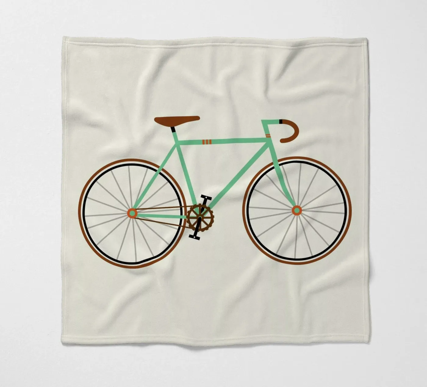 Green Fixie Fleecedecke von Karin Bijlsma