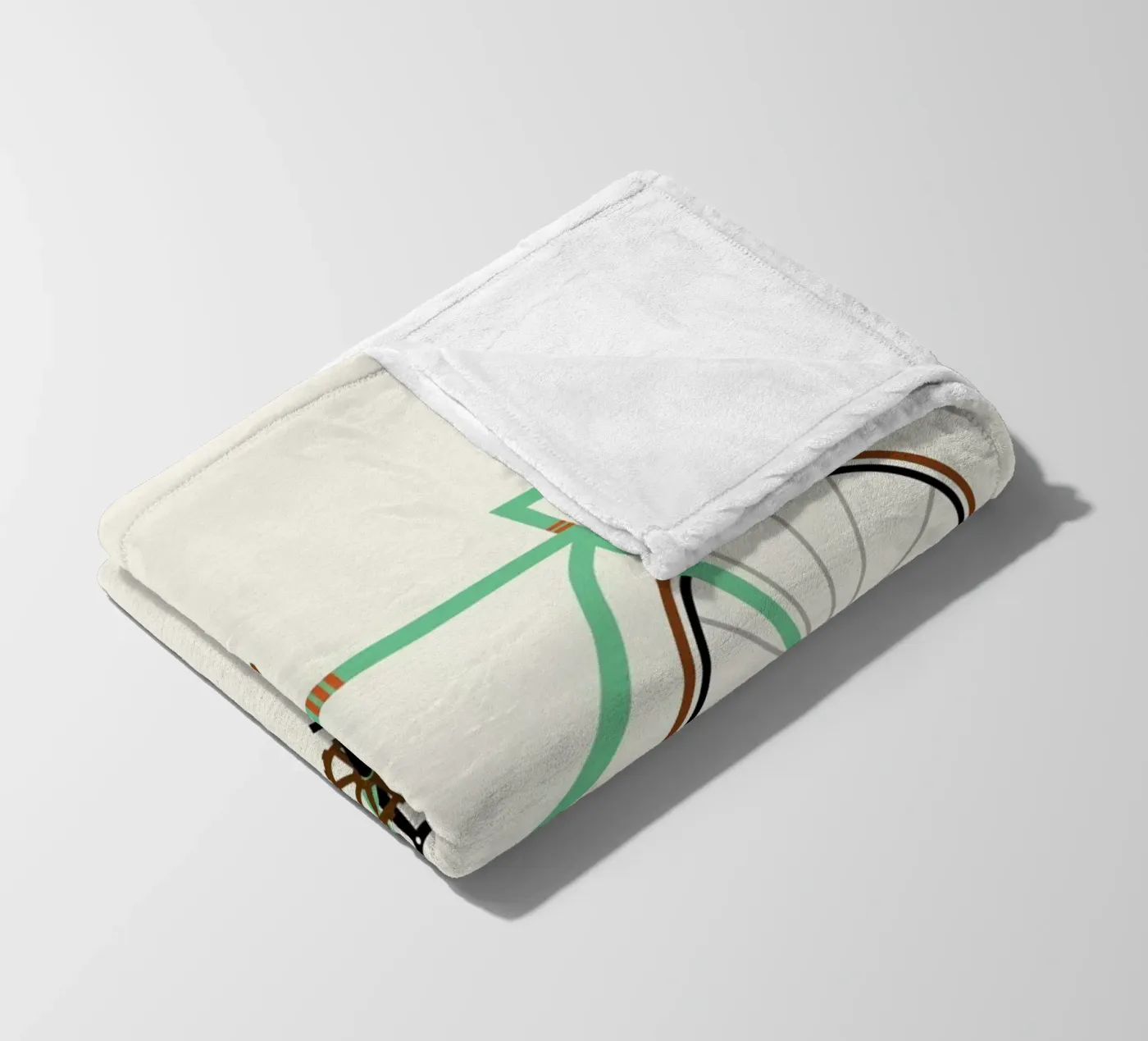 Green Fixie Fleecedecke von Karin Bijlsma