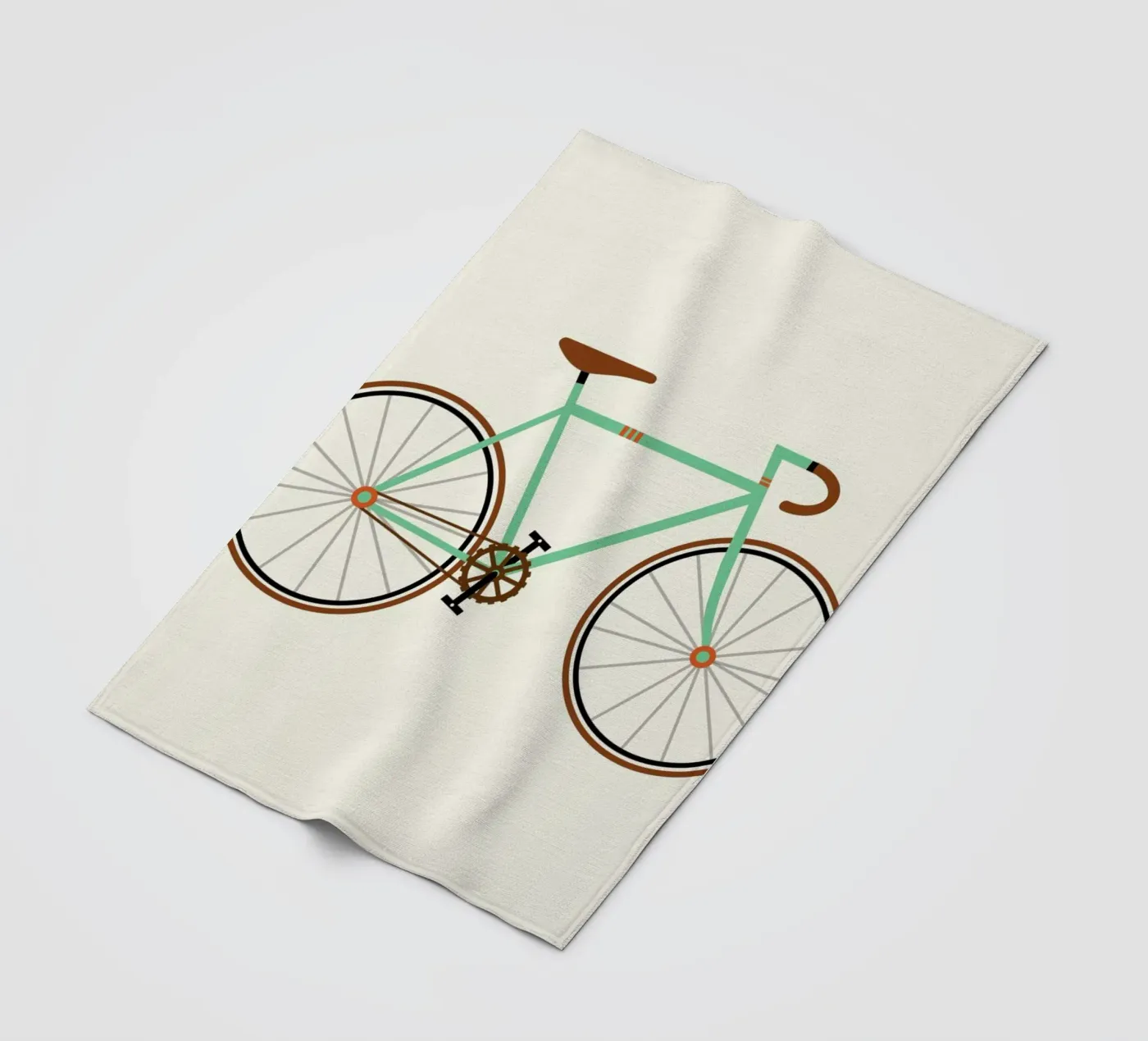 Green Fixie Fleecedecke von Karin Bijlsma