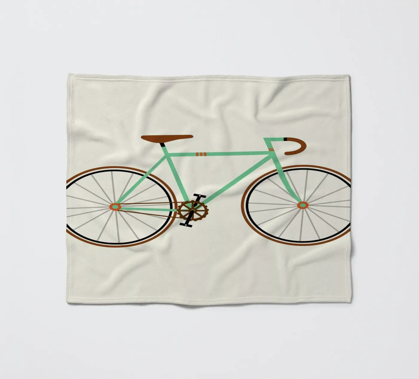 Green Fixie Fleecedecke von Karin Bijlsma