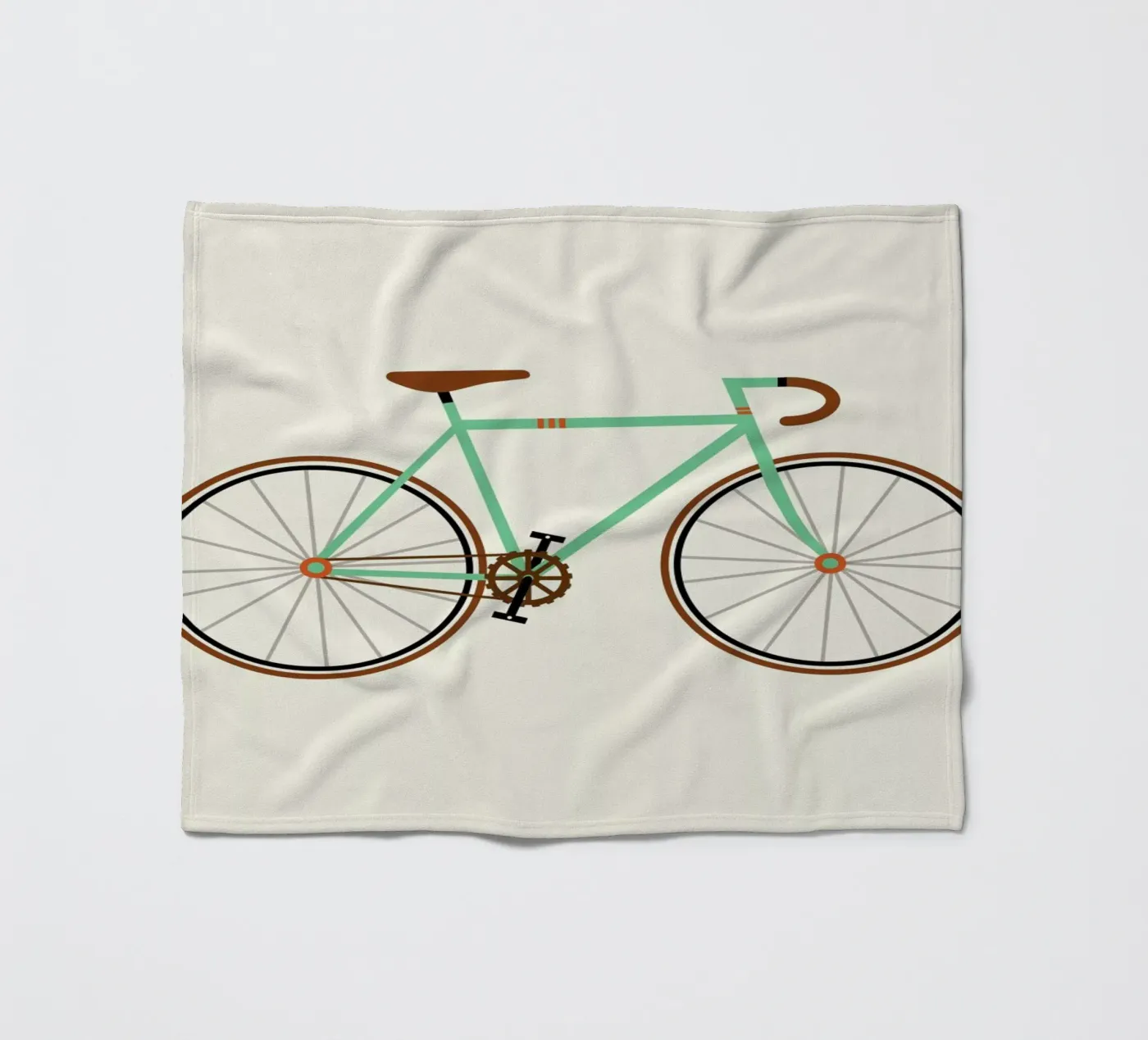 Green Fixie Fleecedecke von Karin Bijlsma