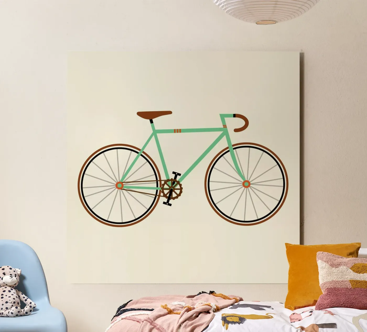 Green Fixie forex plate by Karin Bijlsma